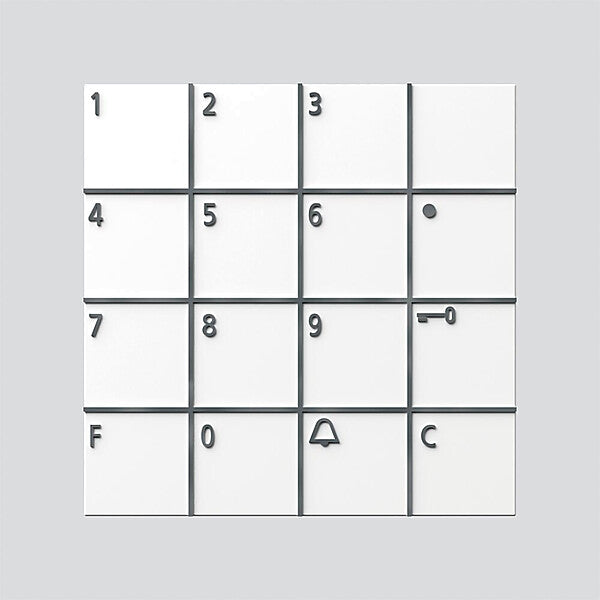 Siedle Codeschloss-Modul weiss COM 611-02 W
